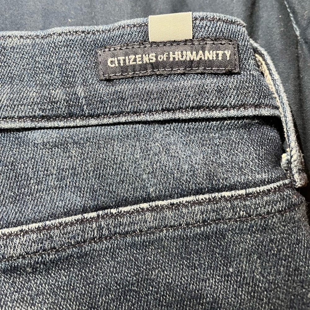 Citizens Of Humanity Rocket High Rise Skinny Jean Medium Wash Cotton Denim Fly - Picture 9 of 15